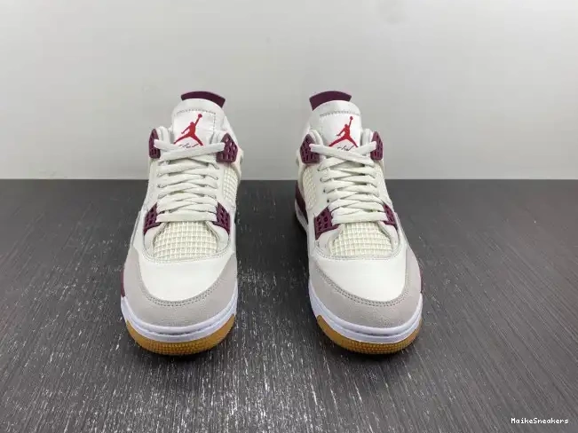 MaikeSneakers x Jordan 4 Sapphire DR5415-102 Red SB 0529